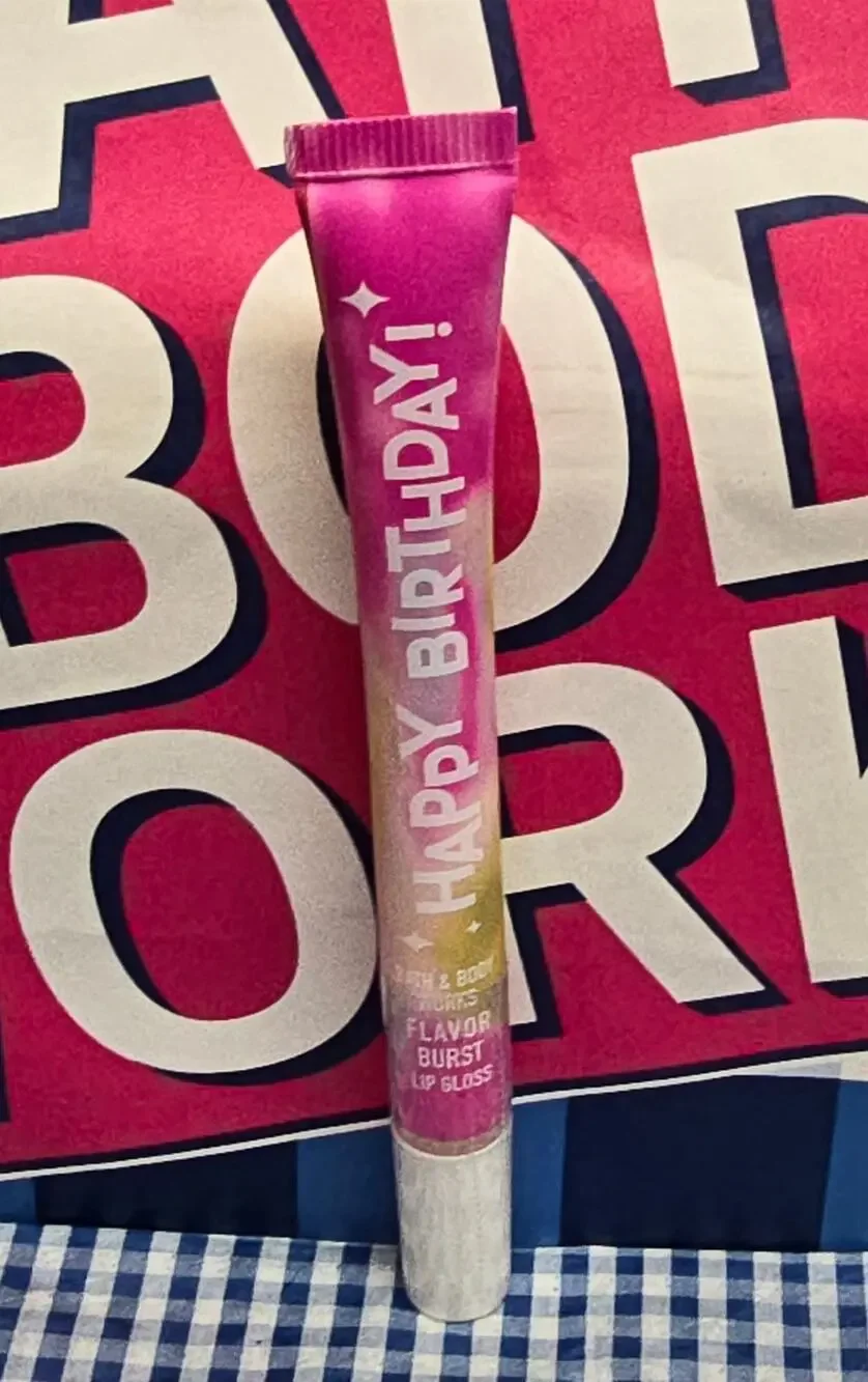 BBW HAPPY BIRTHDAY Vanilla Flavor Burst Lip Gloss